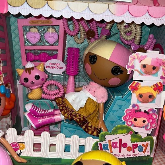 LAST BNIB Silly Hair Lalaloopsy Doll Scoops Waffle Cone‎ with Accessories and … - Picture 3 of 11